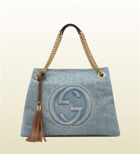 baggy jeans gucci|gucci denim shoulder bag.